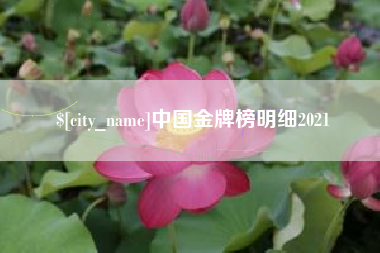 十堰中国金牌榜明细2021