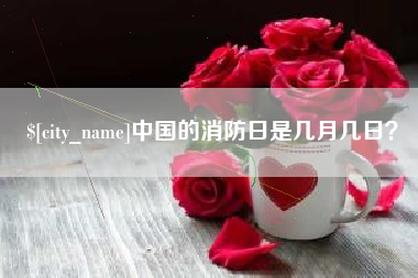 十堰中国的消防日是几月几日？
