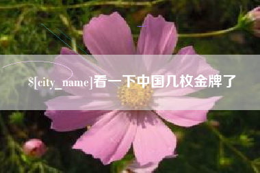 十堰看一下中国几枚金牌了
