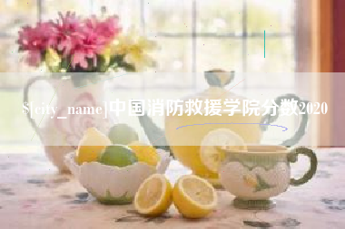 十堰中国消防救援学院分数2020