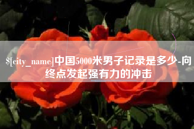 十堰中国5000米男子记录是多少-向终点发起强有力的冲击