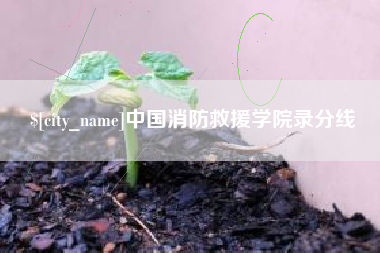 十堰中国消防救援学院录分线