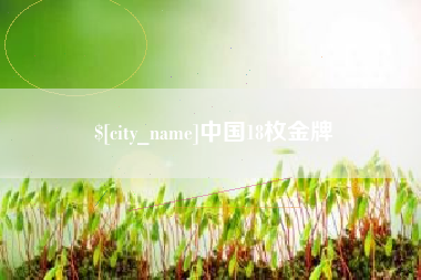 十堰中国18枚金牌
