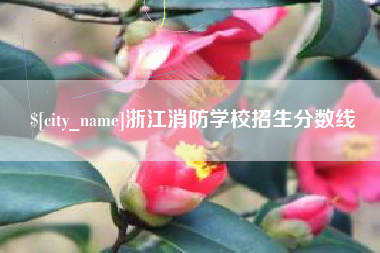 十堰浙江消防学校招生分数线