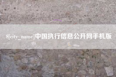 十堰中国执行信息公开网手机版