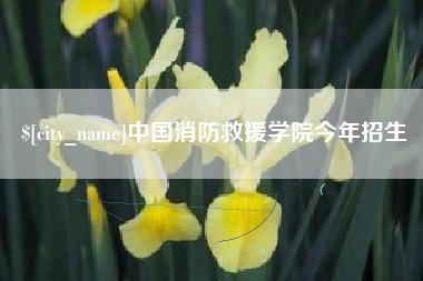 十堰中国消防救援学院今年招生