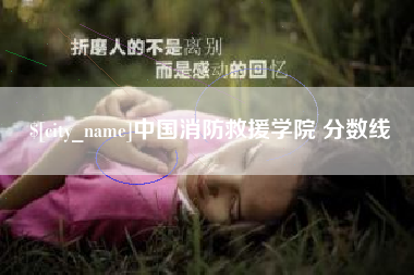 十堰中国消防救援学院 分数线