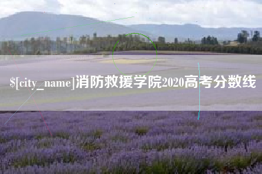 十堰消防救援学院2020高考分数线