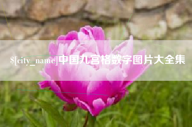 十堰中国九宫格数字图片大全集