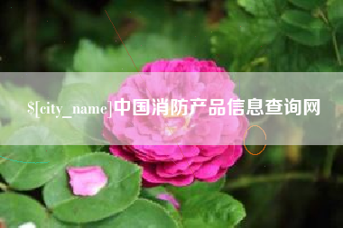 十堰中国消防产品信息查询网