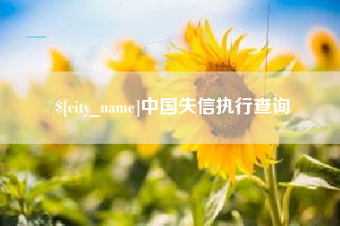 十堰中国失信执行查询