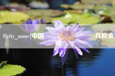 十堰中国🇨🇳几枚金牌