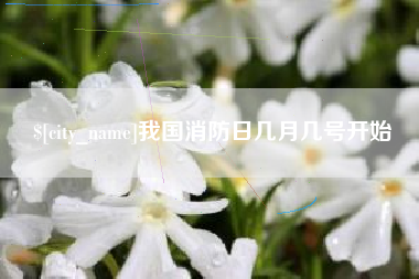 十堰我国消防日几月几号开始