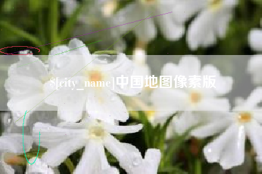 十堰中国地图像素版