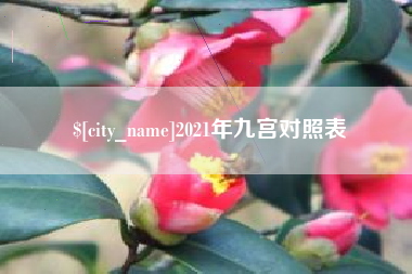 十堰2021年九宫对照表