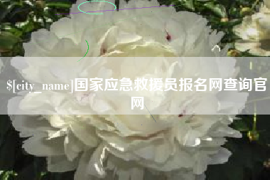 十堰国家应急救援员报名网查询官网