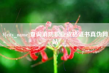 十堰查询消防职业资格证书真伪网站